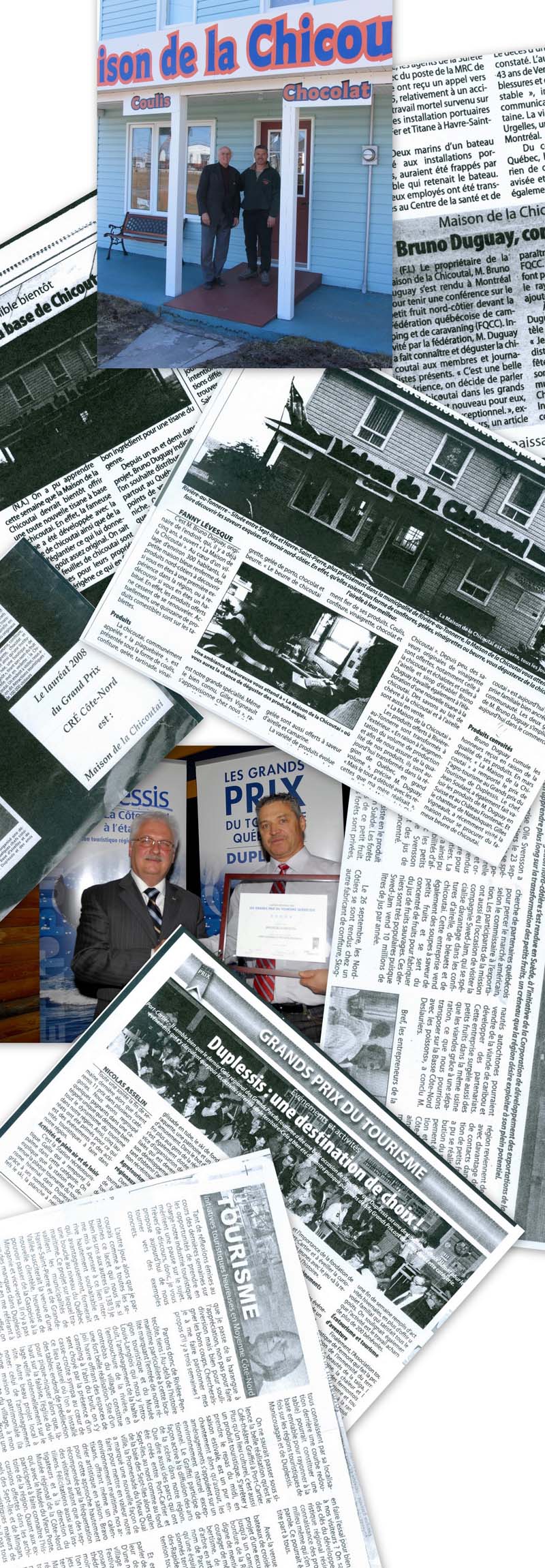 montage-coupures de presse